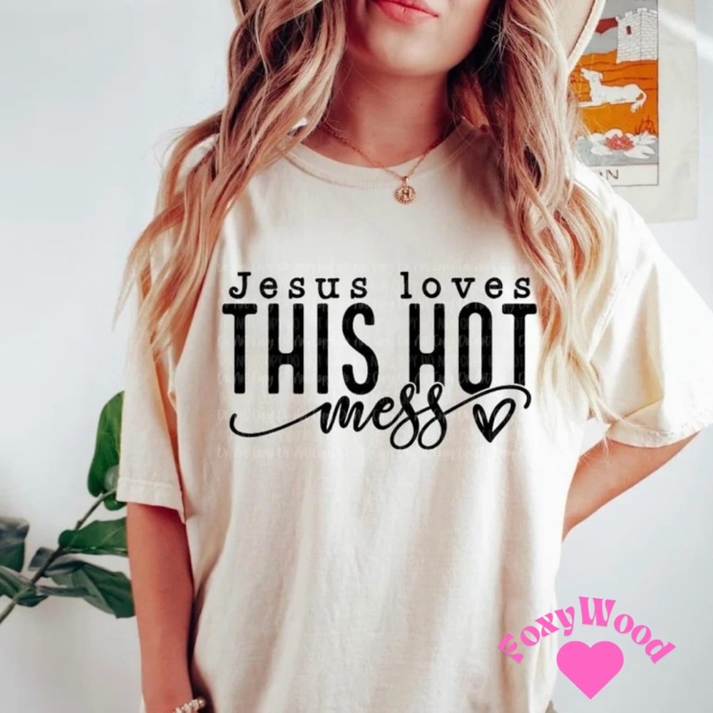 FoxyWood “Hot Mess” Graphic Tee